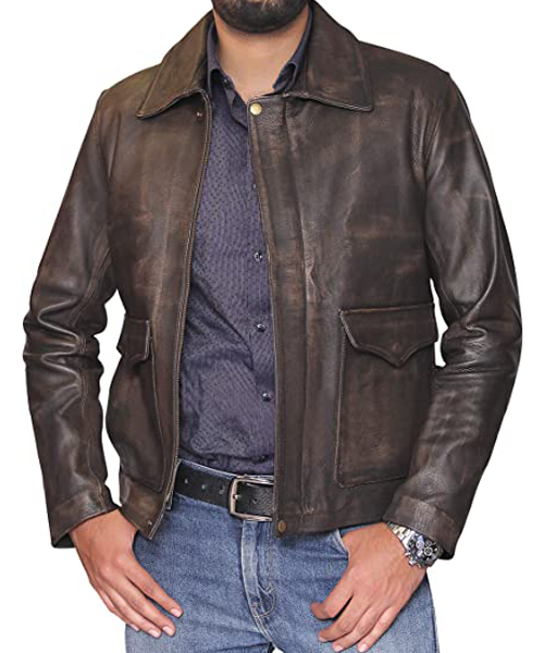 Indiana jones leather jacket