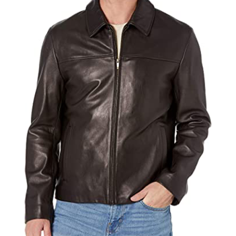 Mens Leather shirt Jacket