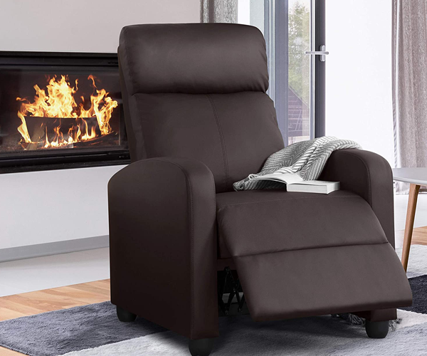 Leather Club Chair Recliner