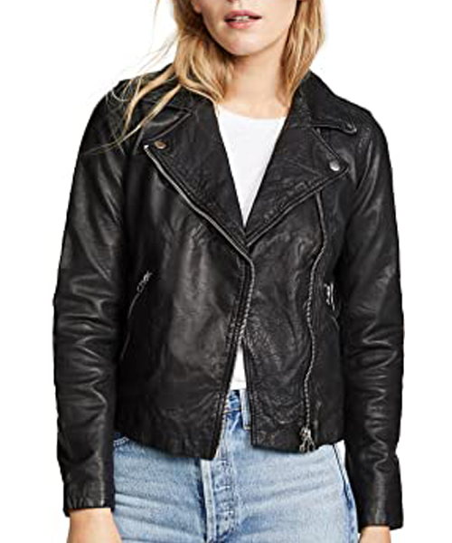 madewell leather jacket