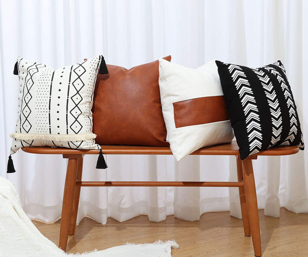 Pillows For Leather Couch