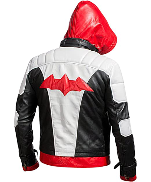 red hood leather jacket mens