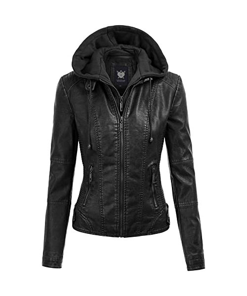 women's faux leather motorcycle jackets
